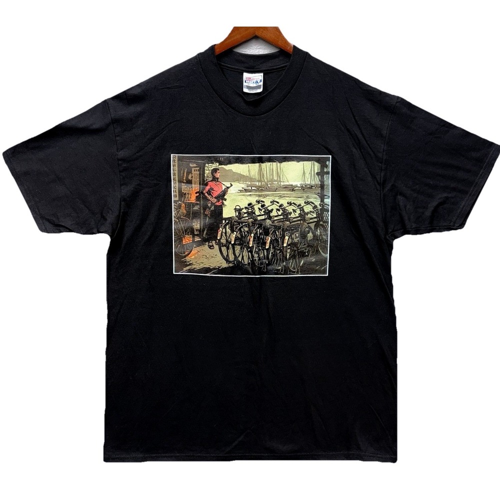 Pedal Revolution War preparation light cavalry T-shirt Size XL Black Liao Zongyi